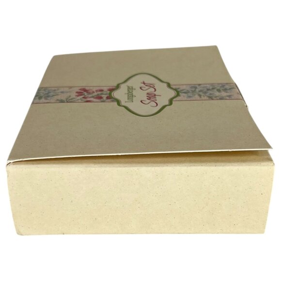 Longaberger 2001 Vintage Mothers Day Blossom Soap Set Floral Design Original Box - Picture 8 of 11